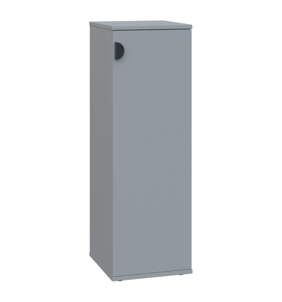 TN 3 - 3D kancelářská skříň, 1-dveřová, pravá, 1107x360x400, šedá